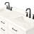 Tidworth Solid Wood Double Bathroom Vanity with 1.5'' White Quartz Top-964625593-997312093