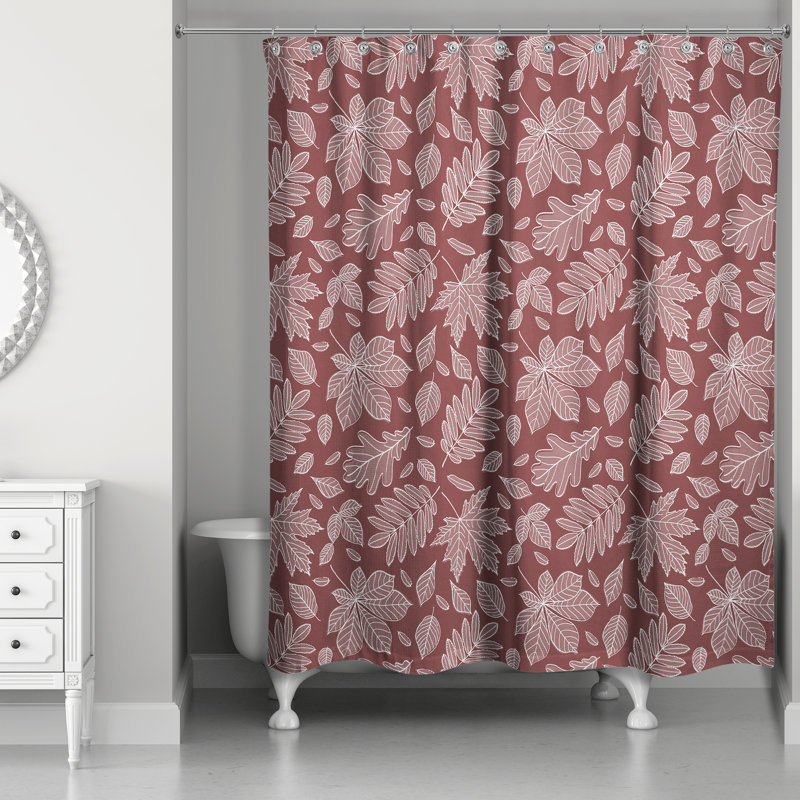 Rideau de douche Ritchy, Rouge