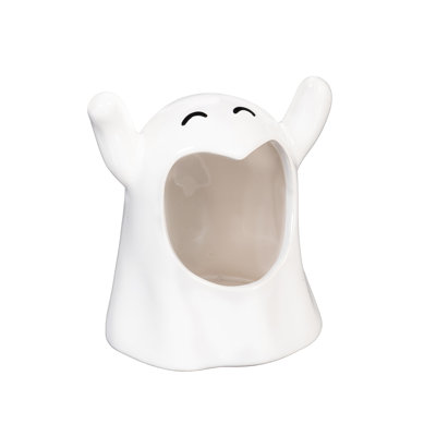 Porte-bougie en céramique Happy Ghost