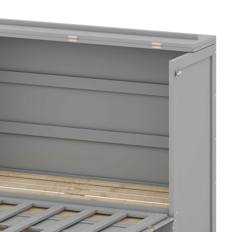 Annatina Storage Bed, Full , Grey