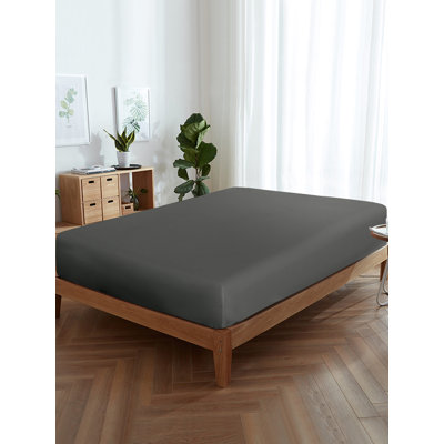 Microfiber Solid Colour Fitted Sheet