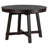 Farmhouse Round Extendable Dining Table With 16" Leaf Wood Kitchen Table (Espresso)-1078303152-1078303119