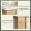 Meuble-lavabo de salle de bain avec lavabo réversible en résine, armoire en panneau de fibres à densité moyenne, tablette réglable, porte à pousser, mélamine grain de bois, style rustique pour les petits espaces