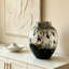 Vase de table rond en verre blanc de style chinois-930072020