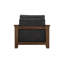 Structure et base en bois, fauteuil