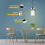 «Luminaire suspendu DEL moderne or sable 24 po Bethel International - Élégance élégante dans un design contemporain»
