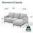 Thompson Upholstered L-Shaped Sectional Reversible-1815653671