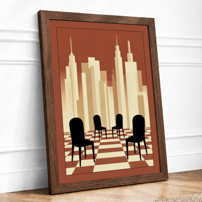 Urban Interior Geometry Art Deco - Print