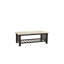 Table basse avec tablette de rangement ouverte