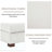 3 - Piece Upholstered Offwhite Chenille Modular Sectional Sofa with Armrests & Throw Pillows-1332424588-1332424590