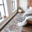 Wide Hallway Rug: Vintage Washable Soft for Living Room Bedroom Water Resistant Carpet with Non-Slip Backing for Entry Kitchen Dining Room Thin Bathroom Floor Mat(Brick)-1813402913-1837069372