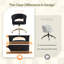 Chaise de bureau pivotante 25,1 pouces-1075718553
