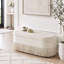 Repose-pieds ovale rembourré avec rangement, repose-pieds multifonctionnel et rangement caché-760563516