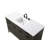 54 inch Single Bathroom Vanity in Chocolate Oak-1890930246-1890930241