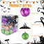 62 pièces d'Halloween boules suspendues ornements décorations d'arbre boules en plastique pour les fêtes de fin d'année décoration intérieure 62Pack