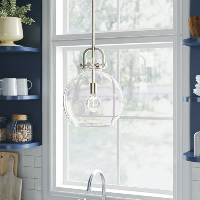 Luminaire suspendu sphère 1 lumière Borgen