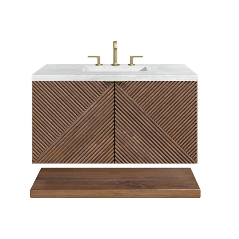 Marcello 36'' W Single Vanity, Ethereal Noctis, 8" Widespread