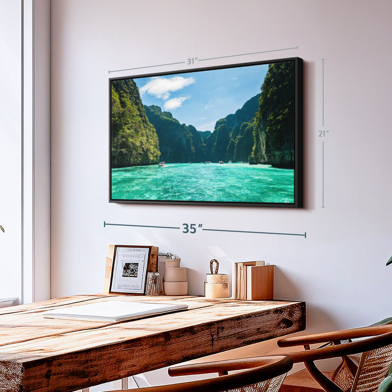 Ko Phi Phi Le Island Canvas Print, 21" H x 31" W