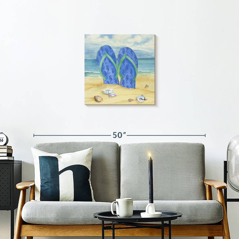 Gillard Toes In The Sand II, 20" H x 20" W