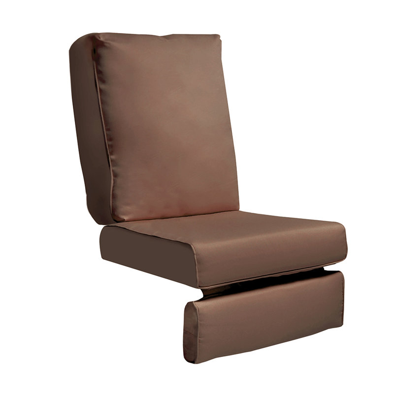 Housse de coussin de fauteuil inclinable pour patio, housse de remplacement pour l'extérieur résistante aux intempéries