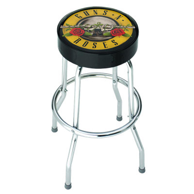 Swivel Upholstered Counter Stool with Metal Frame