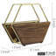 Metal and Wood Napkin Holder