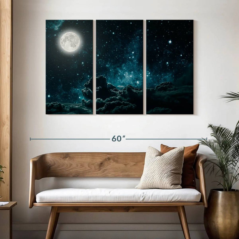 Oberle Galaxy Moonlight, 32" H x 50" W
