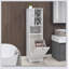 Armoire de trieur de linge inclinable à un compartiment et une porte