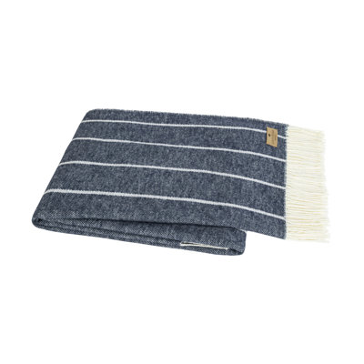 Crystal Blue Fiji Stripe Throw