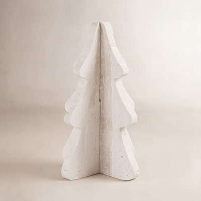 Interlocking Travertine Tabletop Tree