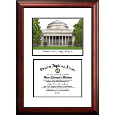 Cadre de diplôme de lithographie mit universitaires NCAA