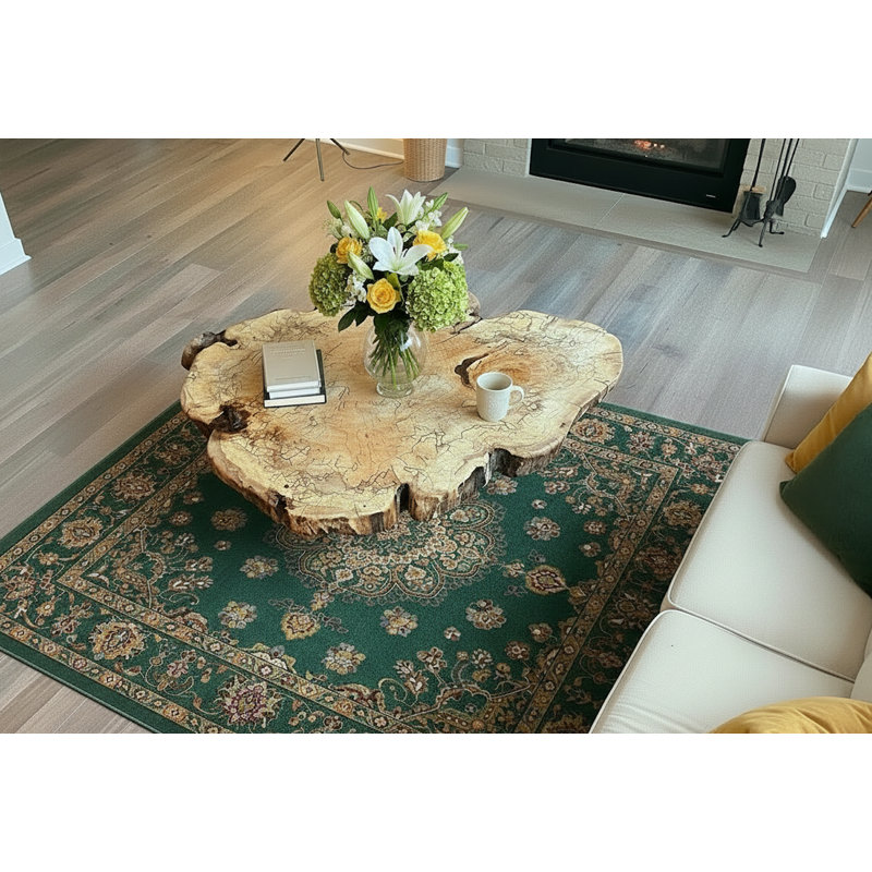 Ensemble de 3 tables gigognes en bois d'érable