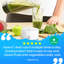 AquaPure - Fruit and Vegetable Washing Machine, USB-Rechargeable Produce Purifier 3.94 x 1.97 in