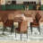 Large Farmhouse Kitchen Dinning Table Set Double Robust Pedestal-112473221-112473222