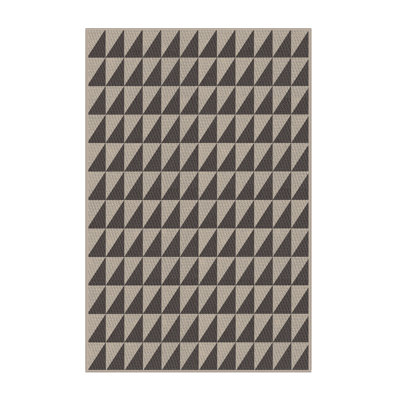 Tapis noir / brun Leanne