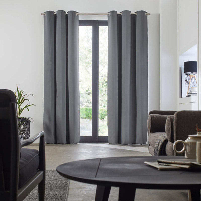 Occultant Blackout Single Curtain Panel, 200cm Width x 270cm Drop