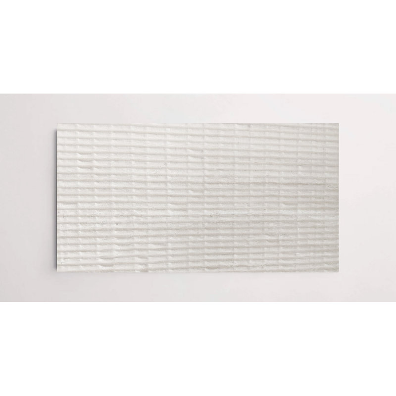 Flumeri White 12" x 24" Textured