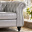 Canapé Chesterfield 3 places 84,65 po Aurelia-1814288481