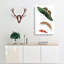 Caterpillar & Swallow-Tail Butterfly by George Shaw - Wrapped Canvas-55304479