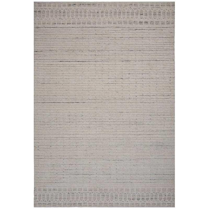 Tapis 100% laine touffeté à la main, Tapis de couloir 2 pi 6 po x 8 pi