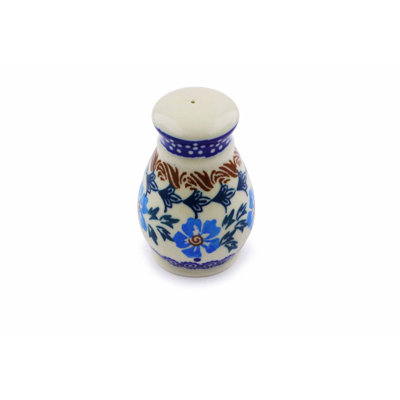 Polmedia Blue Cornflower Salt Shaker Set