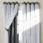 Paquet de 2 rideaux double couche - Panneaux obscurcissant et occultant avec œillets, isolation thermique écoénergétique pour une utilisation à l'intérieur-1851560390-1851560388