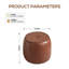30cm Small Tufted Round Upholstered Ottoman-1622028400