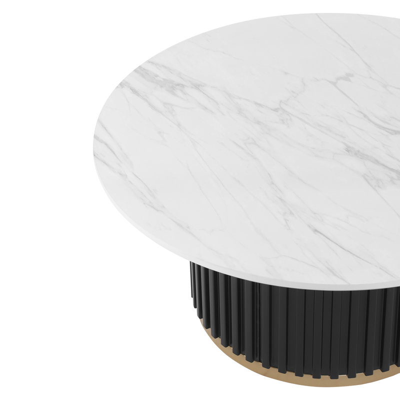 Table basse Modern, Marbre blanc