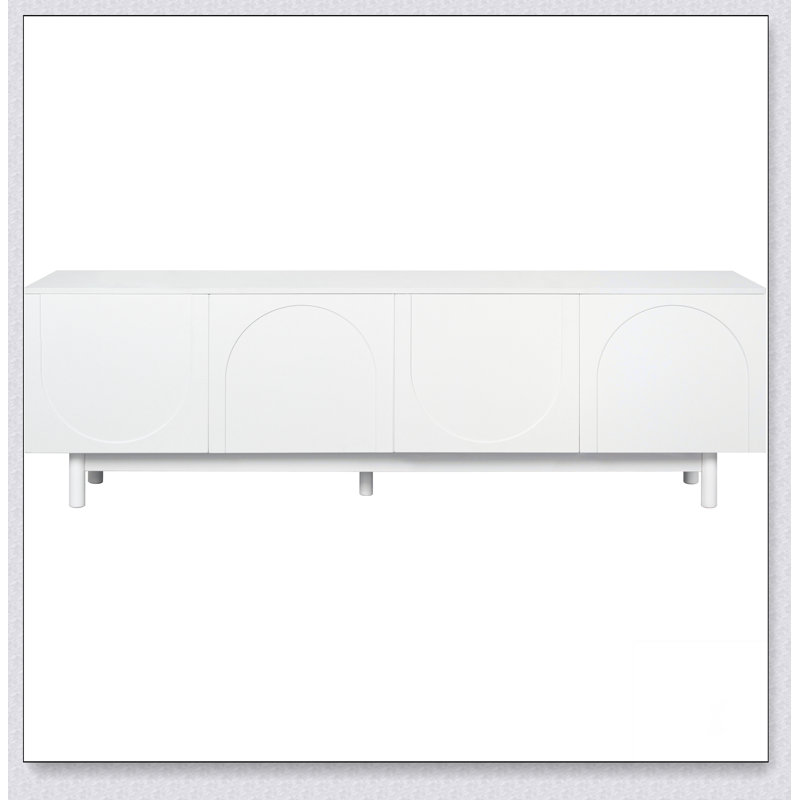 Meuble télé Graceful, Blanc