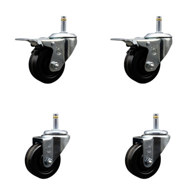 Grip Ring Stem Caster Set