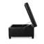 Chic rangement en similicuir avec capitonnage élégant - l 29,96 x P 18,07 H
