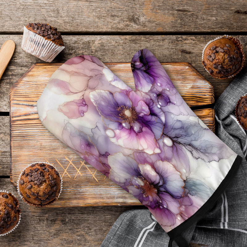 Sergé de coton violet