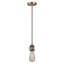 Franklin Restoration - Halophane - Mini-luminaire suspendu à cordon de 9 po - Interrupteur marche / arrêt - Ampoule DEL -1334740671-1334740681