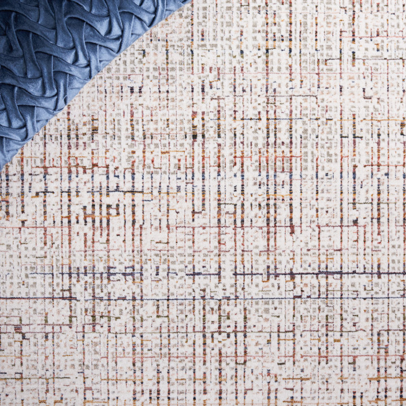 Harlow Performance Abstract Rug, Rectangle 4' x 6'